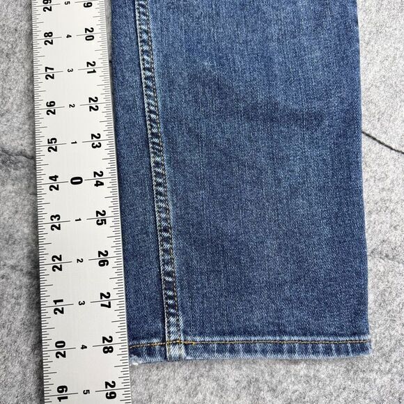 Hudson Collin Flap Skinny Ankle Jeans sz 31 Low Rise Medium Wash Denim 2-Button - Picture 5 of 11